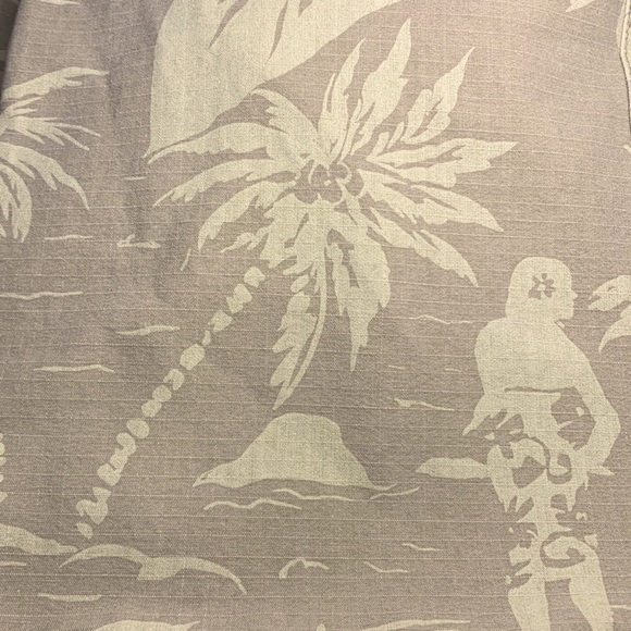 Periscope Sportswear Capri Cropped Island Pattern Rip Stop Pants Size 5 Jr - Picture 9 of 9